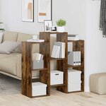 vidaXL Buffet Chêne fumé 90 x 30 x 90 cm