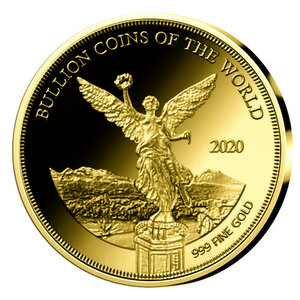 Monnaie LIBERTAD Bullion Coins of the World 2020 1/500 Oz Or 3000 Francs Chad (PRÉCOMMANDE)