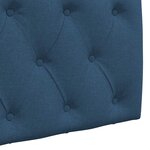 vidaXL Tête de lit suspendue Bleu Tissu