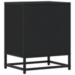 vidaXL Tables de chevet 2 Pièces noir 40x31x50 cm bois d'ingénierie