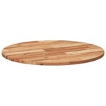 vidaXL Dessus de table rond Ø70x2 cm bois massif d'acacia