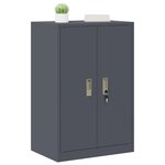 vidaXL Armoire de rangement Anthracite 60 x 40 x 90 cm Acier