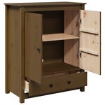 vidaXL Buffet Marron miel 83x41 5x100 cm Bois massif de pin