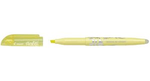 Surligneur FRIXION LIGHT SOFT Pte Biseau 4.00 mm Jaune pastel PILOT