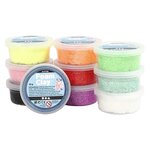 Set 10 pâtes à modeler Foam Clay - Pailleté 35 g