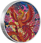 Monnaie IMPERIAL VERMILION PHOENIX 3 Oz Argent 3$ Tuvalu 2026 (PRÉCOMMANDE)