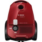 Bosch bzgl2a310 - aspirateur traineau avec sac 3 5l - 80db - rayon d'action 8m - brosse universelle double position - rouge