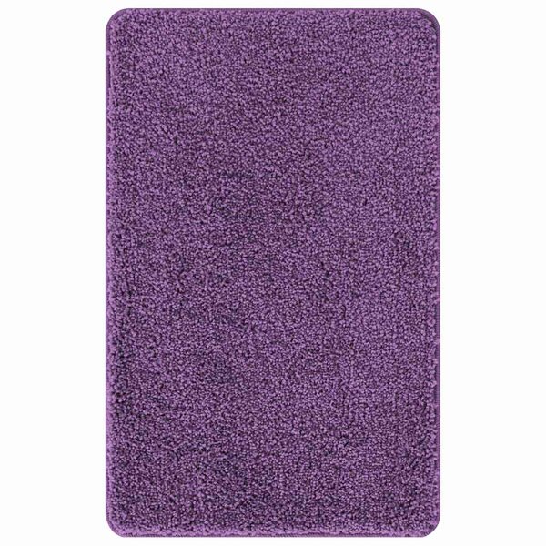 vidaXL Tapis de bain 3 Pièces Violet 50 x 50 cm Polypropylène