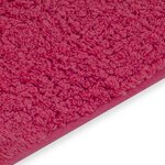 Vidaxl tapis de salle de bain 2 pièces tissu fuchsia