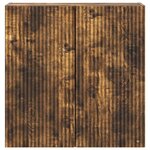 vidaXL Armoire Murale Chêne fumé 59 x 31 x 60 cm Bois d'ingénierie