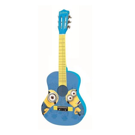 LES MINIONS Guitare acoustique enfant 78 cm en bois LEXIBOOK