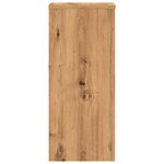 vidaXL Supports pour plantes 2 Pièces chêne artisanal bois d'ingénierie