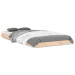 vidaXL Cadre de lit 90x200 cm Bois de pin massif