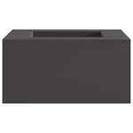 vidaXL Braise Noir 60 x 60 x 30 cm Acier laminé à froid