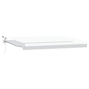 Tonnelle Rétractable Automatique vidaXL avec LED Blanche 500x300 cm