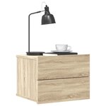 vidaXL Table de chevet chêne sonoma 40x30x30 cm Bois d'ingénierie
