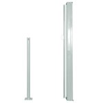 vidaXL Auvent latéral rétractable 120 x 300 cm Blanc cassé