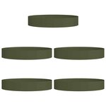 vidaXL Pots de jardin 5 Pièces vert olive 120x120x20 cm en acier