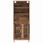 vidaXL Haut Armoire Bois Ancien 69 5 x 32 5 x 180 cm Bois d'ingénierie