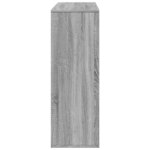 vidaXL Cloison de séparation sonoma gris bois d'ingénierie
