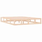 vidaXL Cadre de lit sans matelas 160x200 cm bois massif