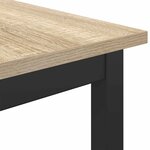 vidaXL banc Sonoma 160 x 35 x 45 cm Bois d'ingénierie