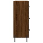 vidaXL Buffet chêne marron 69 5x34x90 cm bois d'ingénierie