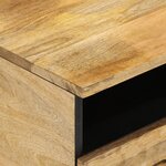 vidaXL Table basse 80x54x40 cm bois de manguier massif