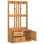 vidaXL Portemanteau SANDNES 87x40x159 5 cm bois massif pin