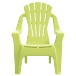vidaXL Chaises de jardin pour enfants lot de 2 vert 37x34x44 cm PP