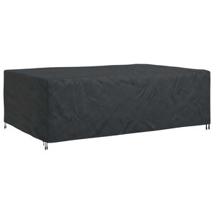 vidaXL Housse pour meubles Uni Noir 300 x 200 x 90 cm 600D
