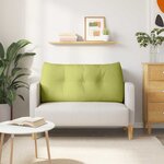 vidaXL Coussin de Dos Vert clair 100 x 24 x 50 cm tissu