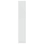 vidaXL Bibliothèque blanc brillant 40x24x143 cm bois d'ingénierie