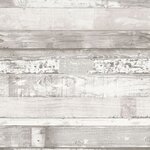 Noordwand Papier peint Homestyle Wood Blanc cassé et gris