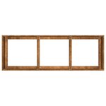 vidaXL Jardinière rouillé 120x40x40 cm acier inoxydable