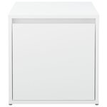 VidaXL Tiroir boîte Blanc 40 5x40x40 cm Bois d'ingénierie