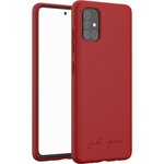 JUST GREEN Coque Bio pour Galaxy A51 Rouge