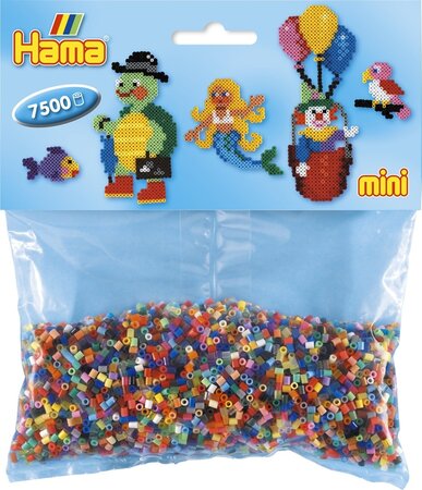 7 500 perles mini (petites perles Ø2 5 mm) 48 couleurs