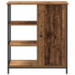 vidaXL Buffet Bois ancien 70 x 30 x 80 cm Bois d'ingénierie