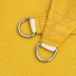 vidaXL Voile d'ombrage 160 g/m² Jaune 2 5x5 m PEHD
