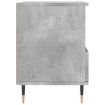 vidaXL Table de chevet gris béton 40x35x50 cm bois d’ingénierie