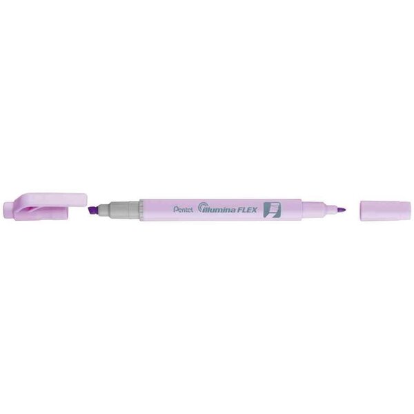 Surligneur illumina flex pastel  violet pastel x 10 pentel
