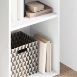 vidaXL Bibliothèque blanc 40x30x152 cm bois d'ingénierie