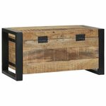 vidaXL Coffres de rangement 60 x 30 x 30 cm Bois de manguier massif