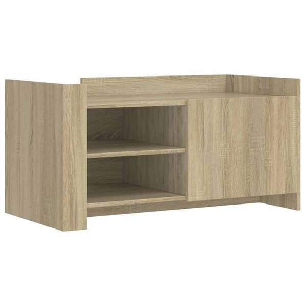 vidaXL Table basse chêne sonoma 100x50x50 cm bois d'ingénierie