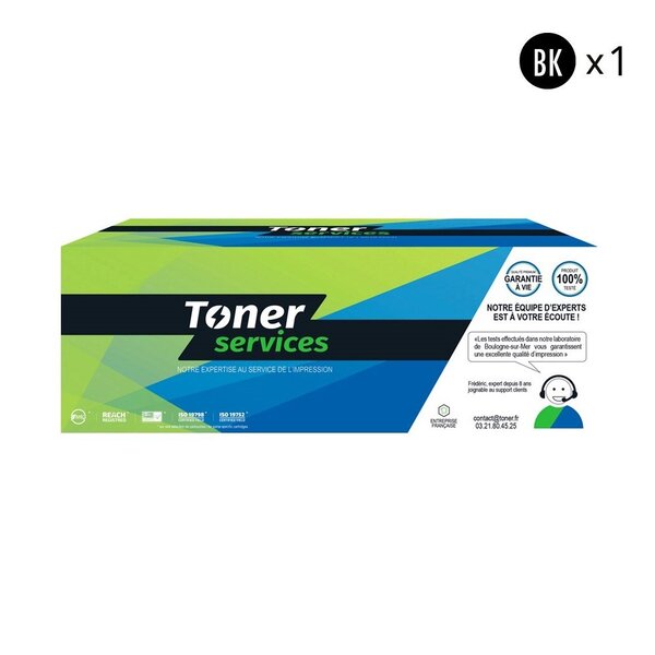 Toner équivalent à W1420A Noire Marque Toner Services HP (H142A)
