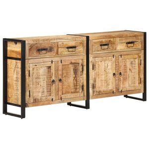 vidaXL Buffet 172x35x80 cm Bois de manguier massif