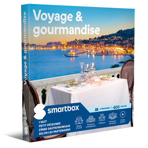 SMARTBOX - Coffret Cadeau Voyage & gourmandise -  Séjour