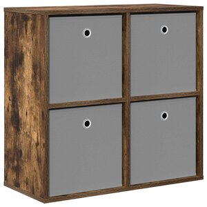 vidaXL Buffet Chêne fumé 68 5 x 32 x 67 cm