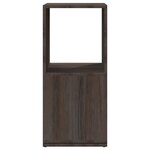 vidaXL Armoire rotative Gris chêne 34 5x34 5x75 5 cm bois d'ingénierie